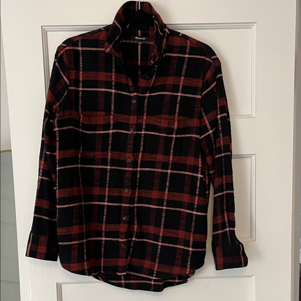 Madewell Plaid Flannel Shirt